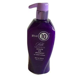 Its a 10 Silk Express Miracle Silk Shampoo 10 oz New No Added Sulfates